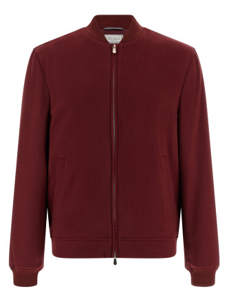 Cashmere bomber jacket