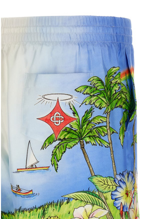 'Aloha' bermuda shorts #