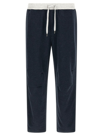 Linen cotton joggers