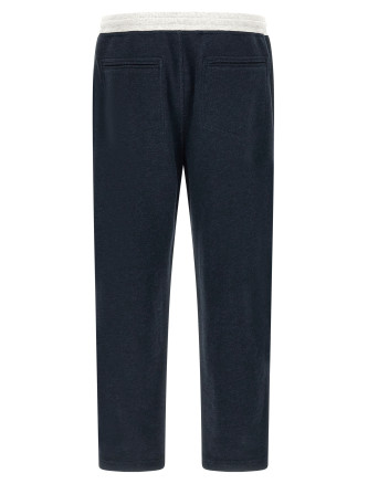 Linen cotton joggers #