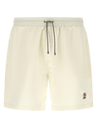 Logo embroidery swimsuit