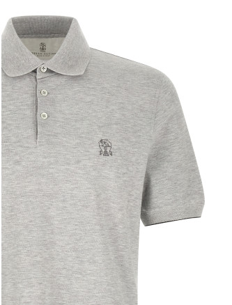 Logo piqué polo shirt #