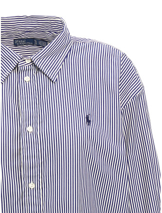 Striped and logo shirt #