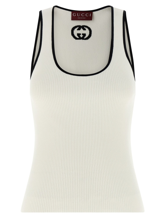 Повседневный топ GUCCI 'Incrocio GG' (852456XKFCZ9232) #1