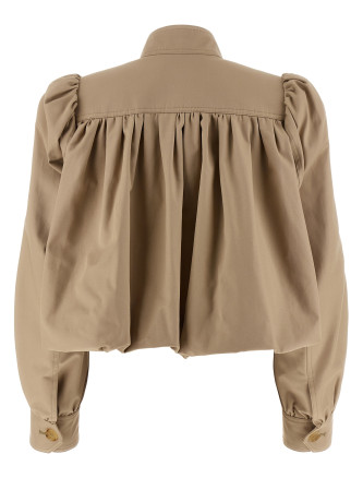 Curled boule jacket #