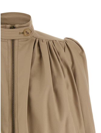 Curled boule jacket #