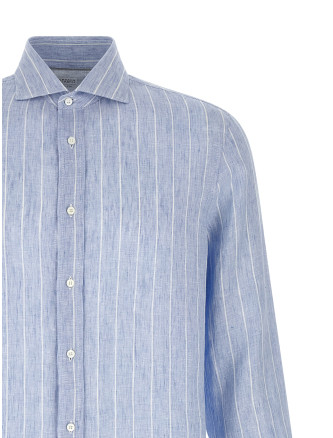 Striped linen shirt #