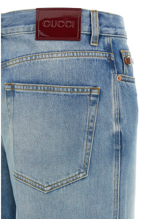 Джинсы GUCCI Flared leg jeans (852212XDDDA4011) #
