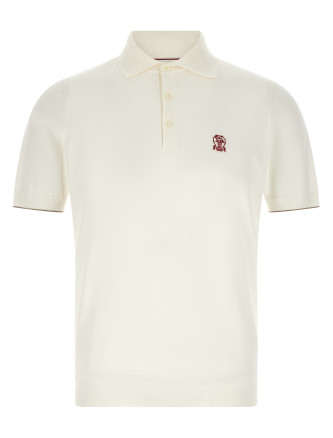 Logo embroidery polo shirt