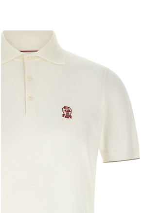 Logo embroidery polo shirt #
