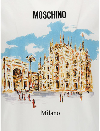 Trompe-l'œil print T-shirt #