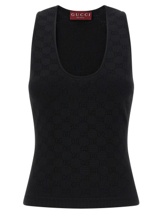 GG jacquard tank top