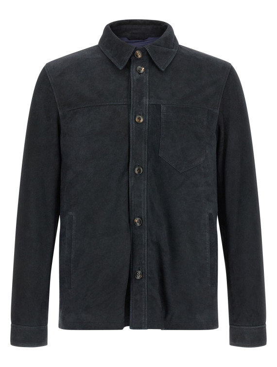 Suede overshirt #1