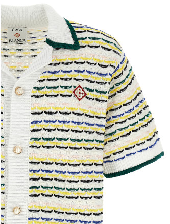 'Tuck Stitch Short Sleeve' shirt #