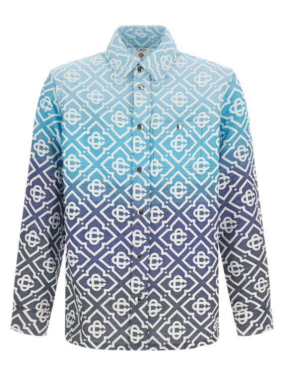 Shacket 'Monogram Gradient Jacquard' #1