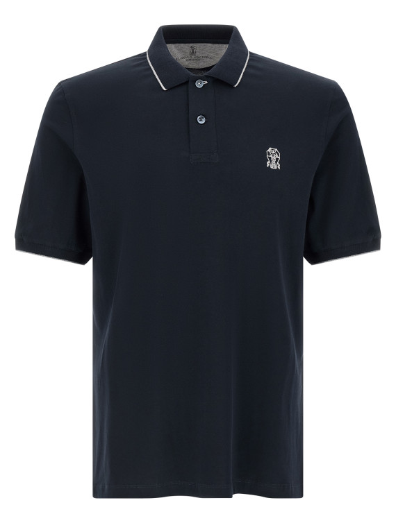 Stretch jersey polo shirt #1