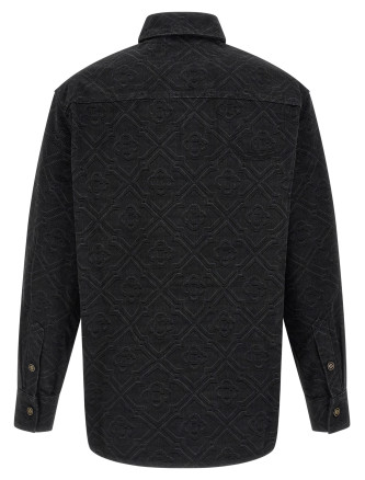 'Laser Monogram Denim' overshirt #