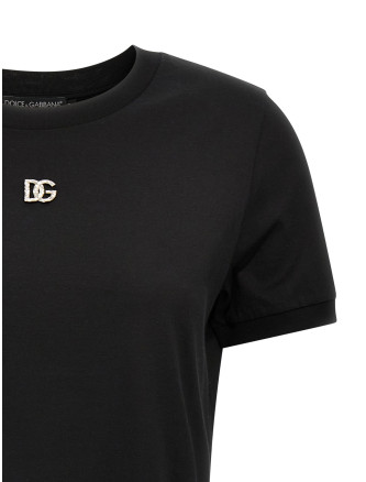 Rhinestone logo T-shirt #