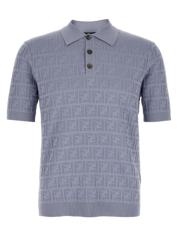 Поло FENDI FF cotton polo shirt (FZC162AUW0F0U3X) #1