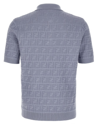 Поло FENDI FF cotton polo shirt (FZC162AUW0F0U3X) #