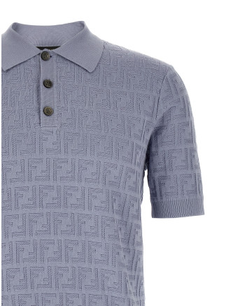 Поло FENDI FF cotton polo shirt (FZC162AUW0F0U3X) #