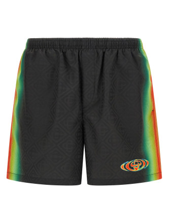 Jacquard logo swimsuit