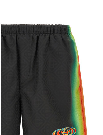 Jacquard logo swimsuit #