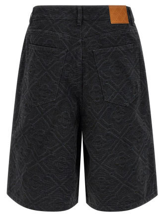 'Laser Monogram Denim' bermuda shorts #