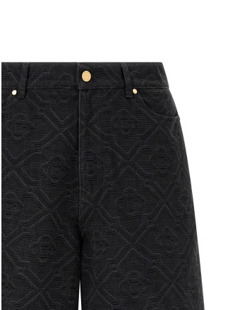 'Laser Monogram Denim' bermuda shorts #