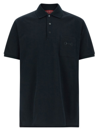 'Morsetto' embroidery polo shirt
