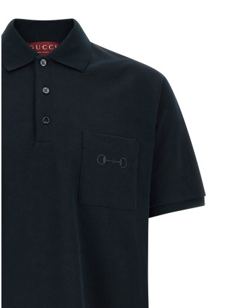 'Morsetto' embroidery polo shirt #