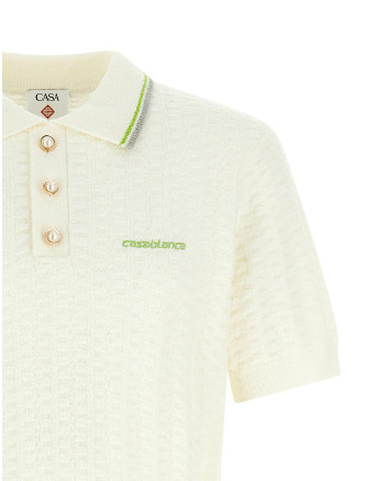 'TennisBouclé' polo shirt #