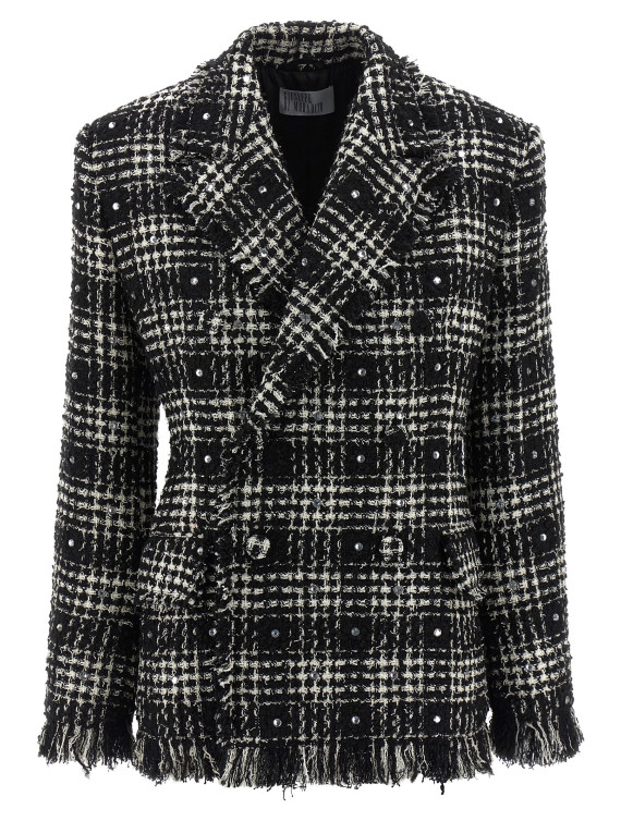 Tweed and rhinestone blazer #1