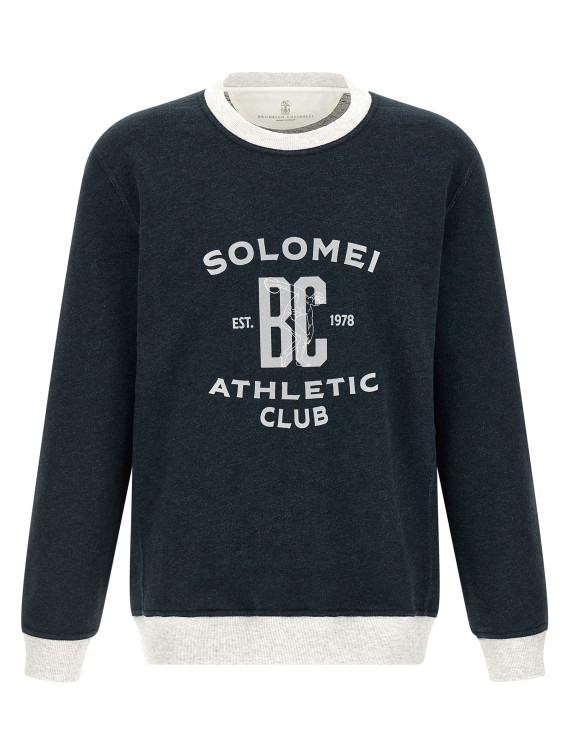 Cotton and linen sweatshirt #1