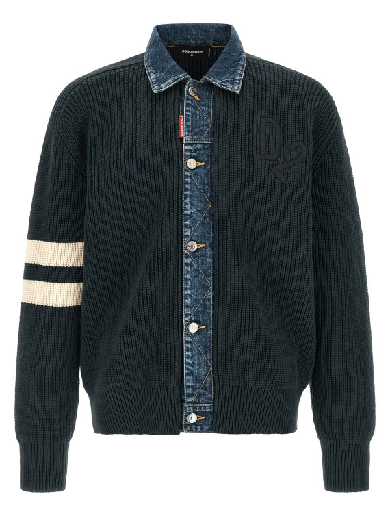 'Denim Mix D2' cardigan #1