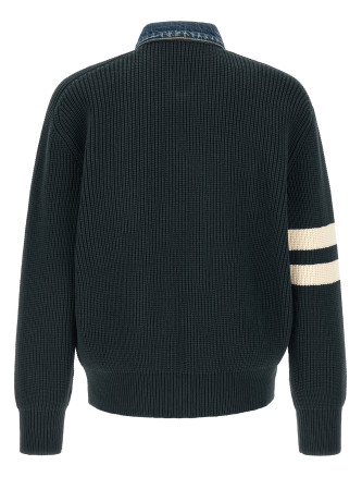 'Denim Mix D2' cardigan #