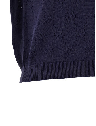 Openwork GG polo shirt #