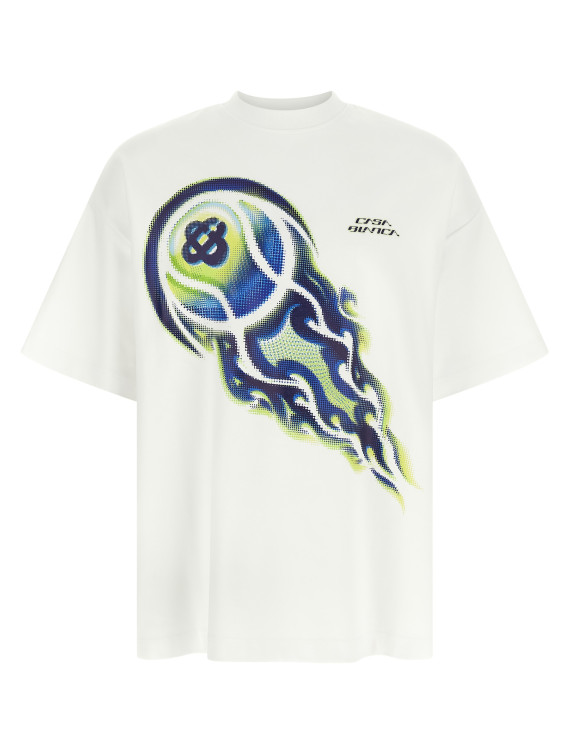 'Flaming Tennis Ball' T-shirt #1