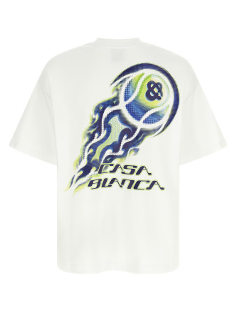 'Flaming Tennis Ball' T-shirt #