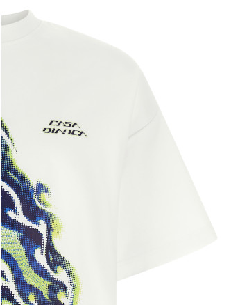 'Flaming Tennis Ball' T-shirt #