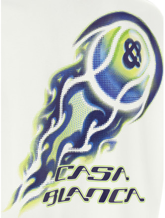 'Flaming Tennis Ball' T-shirt #