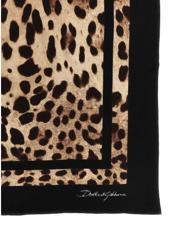 Шарф, платок DOLCE & GABBANA 'Leopard' (FN090RGDCF5HN13M) #