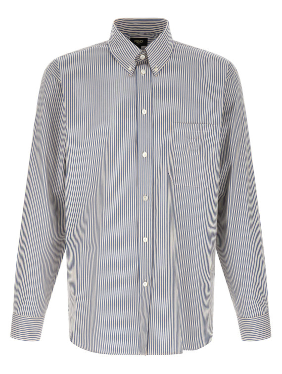 Striped button-down shirt #1
