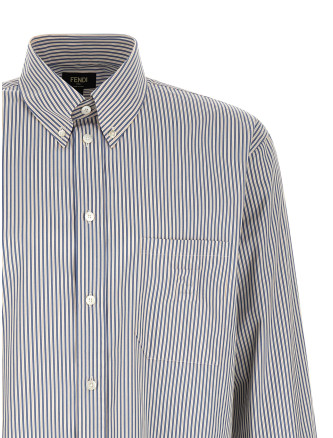 Striped button-down shirt #