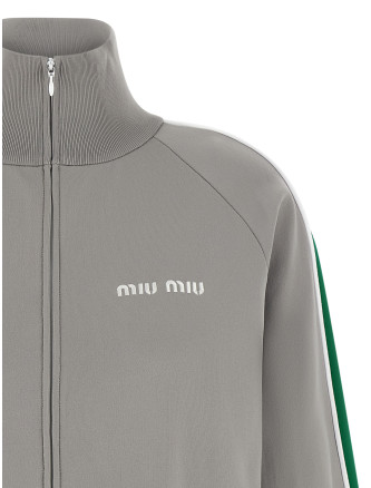 Logo embroidery sweatshirt #