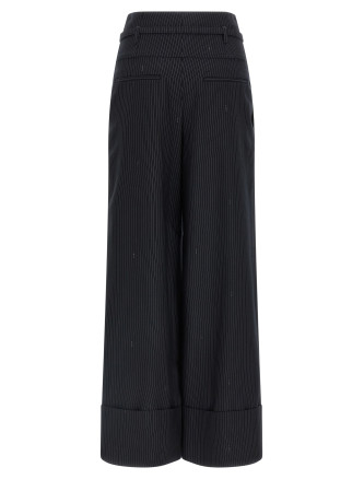 Pinstripe wool pants #