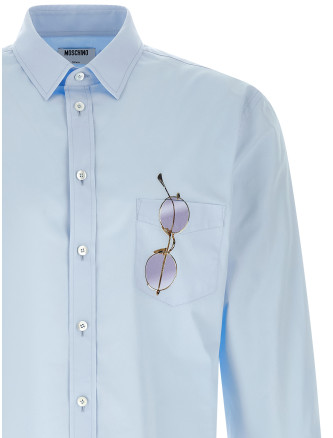 Trompe-l'œil print shirt #