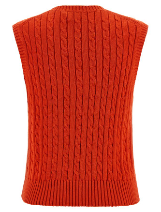 Cotton braided vest #