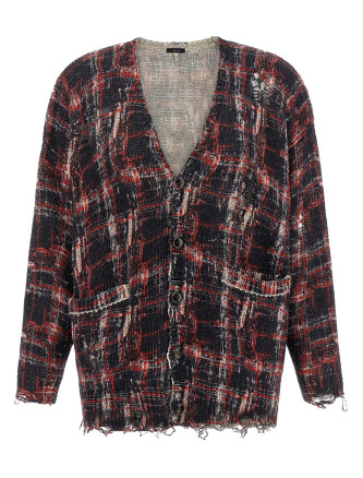 Torn cardigan