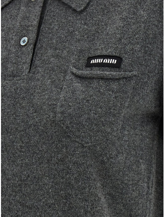 Cashmere polo shirt #